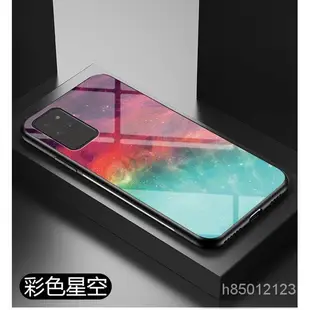 三星 Note 20 Ultra Note20 手機殼 軟邊玻璃鏡面星空情侶 超薄全包防摔保護套 冷淡風個性創意潮牌 4