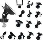 OctinPris Dash Camera Suction Cup Mount Dashcam Mounts Holder with 14 Ball Joints Adapter for Vehicle Video Recorder Windshield & Dashboard for Dash Car DVR Camera GPS