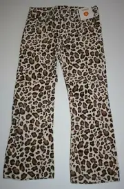 New Gymboree Girls 5 year Pants Leopard Kitty Cat Animal Print Browns Velvet