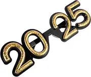 CAXUSD Year Party Glasses Fun Eyewear Props for Celebrations Vibrant Colors Lightweight Material for Year Eve Photo Booth and Festive Decorations