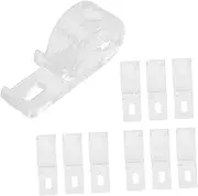 GREENADSCAPE 10 Pack Blind Cord Safety Clips Roller Blind Fixing Clip Drape Clip for Blinds