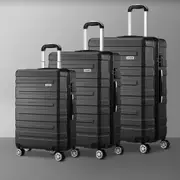 Mazam 3PCS Luggage Suitcase Trolley Set Travel TSA Lock Hard Case 20" 24" 28"