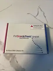 Sneak Peek Gender Early DNA Test At Home DNA Collection Kit NEW & FACTORY SEALED