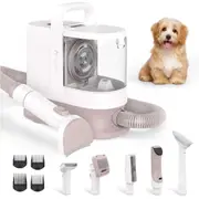 Advwin 5in1 Pet Grooming Kit Vacuum Pet Hair Dryer Cleaner Dog Cat Hair Remover Electric Clipper