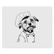 2 x 'Yorkshire Terrier Chef' Lens Cleaning Cloths (LC00028908)