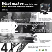 60M Waterproof Case for GoPro Hero12 11 10 9 Black Diving Housing