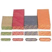 1000 Assorted Flat Striped Coin Wrappers - Pennies, Nickels, Dimes, Quarters ...