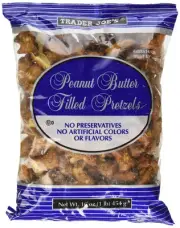 Trader Joe's Peanut Butter Filled Pretzels 1 Pound Healthy Snack 16 Oz