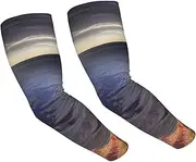 [FHEDVBN] Grand Canyon Arm Sleeves Compression Arm Covers for Men Women Outdoor Sun Sleeves Cooling Sports Sleeve, Black