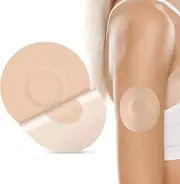 Freestyle Libre Sensor Covers 25Pack Waterproof Liber Sensor Adhesive Patches Flesh Flexible CGM Patches Without Glue in The Center-Enlite-Guardian-Freestyle Libre 14 Day Sensor Patches
