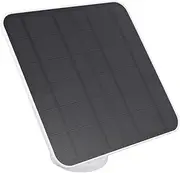 12W Solar Panel Charger with 9.8ft Cable for Battery-Powered Security Cameras – USB Type C/Micro USB, IP66 Weatherproof Mount for Bird Feeder Cam