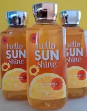 BATH & BODY WORKS Body Wash Hello Sunshine SHOWER GEL SIGNATURE COLLECTION 3x