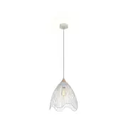 CLA Lighting SPIAGGIA Dome/Cone (Wavy Edge) Pendant Light - Cone/White