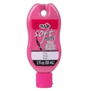 Tulip Soft Matte Fabric Paint 2oz Matte Pink