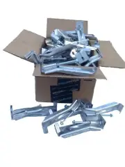5 inch Quick Screw hidden gutter hanger with clip. Pack of 100