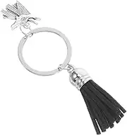 ULTECHNOVO Ancient Anubis Keychain Pendant with Tassel Compact Metal Keychain Accessory for Bags and Unique Anubis Jewelry Charm Reusable