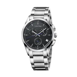 【時間光廊】Calvin Klein 凱文克萊 CK 瑞士製 三眼計時賽車錶 全新原廠正品 K5A27141
