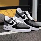 Air Force 1 Custom Black White Gray Shoes Monochrome Shadow Essence Mens Womens