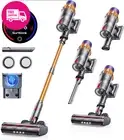 Cordless Vacuum Cleaner, 550W, 60 Min Runtime, Wall-Mounted, Touch Screen