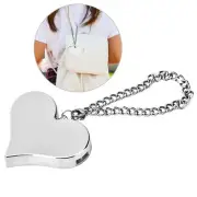 (Silver)Personal Alarm Security Alarms Keychain For Women 130DB Loud Self Fit