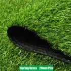 Artificial Grass Synthetic Turf Plastic Fake Plant 3 Colored 20mm Spring Lawn