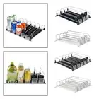 Drink Organizer for Fridge Bottle Holder Fridge Organization Can Dispenser for