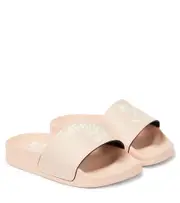 [Off-White Kids] Off-White Kids Logo faux-leather slides UK 9 pink