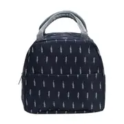 Large Capacity Lunch Box Bag Portable Insulated Lunch Bag Thickened Bento Bag With Pattern