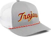 Pacific Headwear Standard NCAA Men's Collegiate Trucker Snapback Braid Cap-Official Team Logo Hat for Sports Fans, Multi