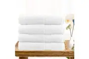 Softouch 4 PCS Ultra Light Quick Dry Premium Cotton Bath Towel 500GSM 4*Bath Towel