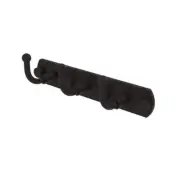 Allied Brass 3-Position Robe/Towel Hook Wall Mounted Brass in Oil Rubbed Bronze
