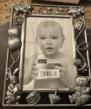 Babies First Mug Shot Picture Frame. 4x6 Home Profiles. Metal