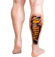 ROARHOWL Large arm Temporary Tattoo sleeve, Very cool machine 3D realistic fake tattoos，wound robot makeup Temporary Tattoos for men andwomen (pattern 5)