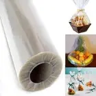 Clear Cellophane Wrap Roll Gift Baskets Wrapping Paper 30inx100ft (folded 15")