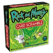 [Aquarius] Rick & Morty Card Scramble Board Game