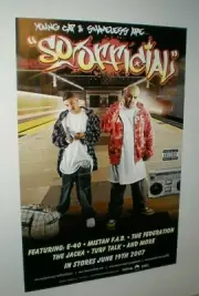 Poster SO OFFICIAL young cap shameless the jacka turf talk hip hop oakland bart