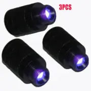3pcs LED Light Fiber Optic Compound Bow Sight Light 3/8-32 Thread Light Black