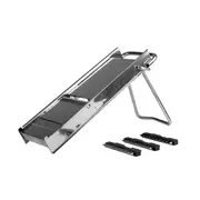 Matfer Bourgeat Stainless Steel Mandoline Slicer with Blades - Pusher Not Included