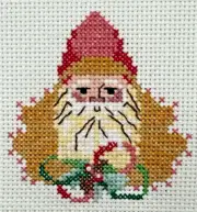 Cross Stitch International Byzantine Saint Nicholas Holiday Finished Piece