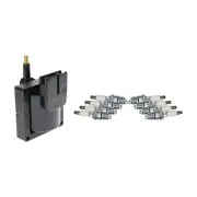 Hitachi 1 Ignition Coil & 8 NGK Spark Plugs V-Power Kit For Ford F-250 (for: Ford)