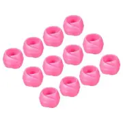 24pcs Thread Spool Savers, Silicone Spools Tails Ends Organizers, Rose Red