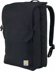 21L Top-Load Backpack, Water Resistant Coated Canvas Base with Laptop Sleeve, Bl