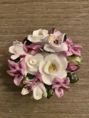 Staffordshire Enamels Diana Basket Bonbonniere Ltd Ed Trinket Box