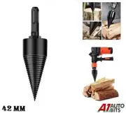 Firewood Splitting Cutting 42 mm Drill Bit Cone Square Shank Wood Log Splitter