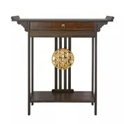 Fin High Polish Narrow Console Table Hallway Table Entry Decor With Storage Drawer
