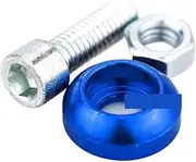 JININGLEZX Motorcycle Fairing Bolts License Plate Bracket Mount Screws Aluminum Alloy Nuts Motorbike Accessories Compatible with Yamaha Ducati(Blue)