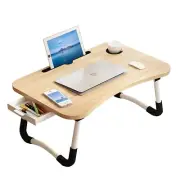 Lap Desk,Portable Laptop Desk Foldable Bed Table with Phone Stand and Cup Hol...