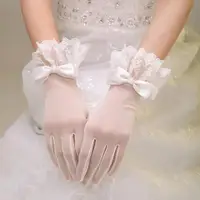 在飛比找ETMall東森購物網優惠-新款晚裝禮服蕾絲配件婚紗手套