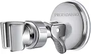 Adjustable Shower Head Holder, Bathroom Suction Cup Handheld Shower Head Bracket, Removable Handheld Showerhead & Wall Mounted Suction Bracket, Silver-1