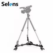 Heavy Duty Universal Folding 3 Wheels Slider Tripod Dolly For Camera Video Stand